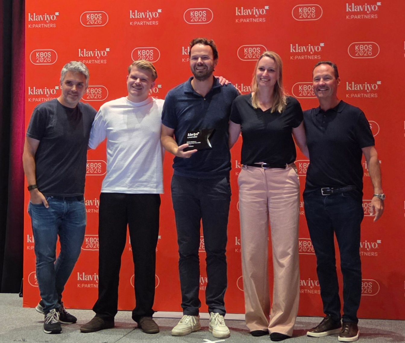 mailmeisters receives the Klaviyo Partner of the Year Benelux award in Boston